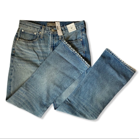 J. Crew Rigid Kickout Crop Jean-Sailor Blu… - Picture 4 of 9